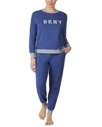 DKNY - Logo Sweat And jogger Set - Lyst