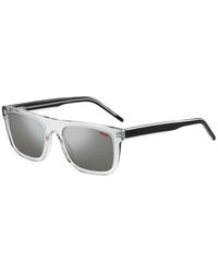 HUGO - Round Sunglasses - Lyst