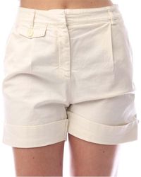 BOSS - Tasandriad High-Waisted Relaxed Fit Denim Shorts - Lyst