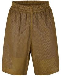 Bottega Veneta - Leather Tailored Fit Shorts - Lyst