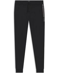 BOSS - Logo Tapered Jogging Bottoms - Lyst