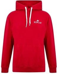 Replay - Small Logo Hoodie - Lyst