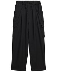 Y-3 - Su Open Hem Woven Tracksuit Joggers - Lyst