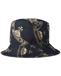 Vivienne Westwood - All-over Orb Print Bucket Hat - Lyst