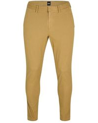 BOSS - Kaito3-D Straight Leg Trousers - Lyst