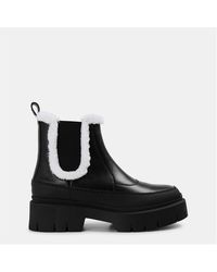 HUGO - Hardware Detail Biker Boots - Lyst