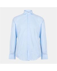 BOSS - H Joe Spread Long Sleeve Oxford Shirt - Lyst