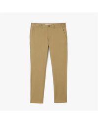 Lacoste - Lightweight Slim-fit Stretch Pants - Lyst