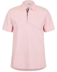 Burberry - Short Sleeve Polo Shirt - Lyst