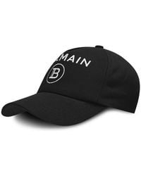 Balmain - Logo Baseball Cap - Lyst