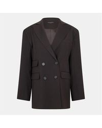 Naked Wardrobe - Boyfriend Oversized Long Sleeve Blazer - Lyst
