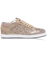 jimmy choo trainers rose gold