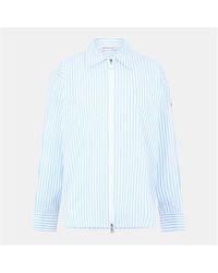 Moncler - Striped Long Sleeve Tailored Fit Shirt - Lyst