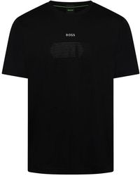 BOSS - Ts Unity Crew-Neck Short-Sleeve Cotton T-Shirt - Lyst