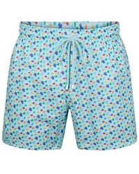 Vilebrequin - Turtle Print Swim Shorts - Lyst
