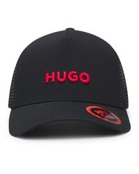 HUGO - Marcel Cotton-Twill Cap With Mesh Panels - Lyst
