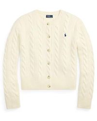 Polo Ralph Lauren - Cable Knit Cardigan - Lyst