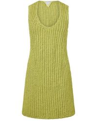 Bottega Veneta - Structured Mini Dress - Lyst