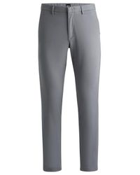 BOSS - Kaito3 Straight Leg Trousers - Lyst