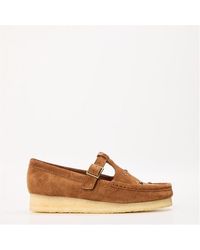 Clarks - Wallabee Tbar Mary Janes - Lyst
