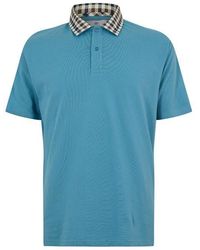 Aquascutum - Short Sleeve Polo Shirt - Lyst