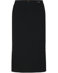 BOSS - Vevoka Tailored Pencil Skirt - Lyst