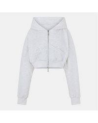 Mars the Label - Classics Cropped Zip Hoodie - Lyst