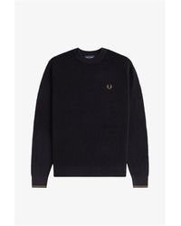 Fred Perry - Crew Neck Jumper - Lyst