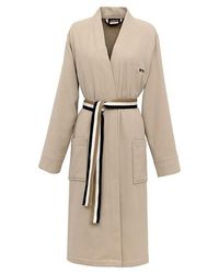 HUGO - Terry Cotton Unisex Kimono Bathrobe - Lyst
