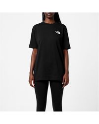 The North Face - W S/s Essential Oversize Tee White - Lyst