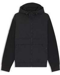 BOSS - Ze Cotton Long Sleeve Zip Hoodie - Lyst