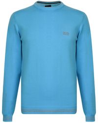 boss rime crew knit jumper