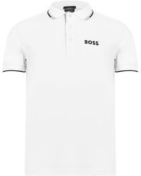 BOSS - Paddy Pro Premium Cotton Polo Shirt - Lyst