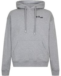 Off-White c/o Virgil Abloh - Off Flower Arrow Hooded Neck Long Sleeve Sweatshirt - Lyst