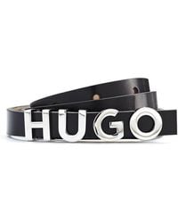 HUGO - Zula Belt 1.5cm - Lyst