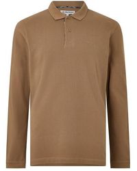 Barbour - Essentials Long Sleeve Polo Shirt - Lyst