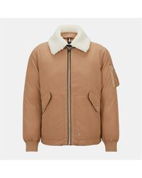 BOSS - Calliano Tailored Shearling Jacket - Lyst