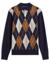 Tommy Hilfiger - Tommy Argyle Poloknt Sn61 - Lyst