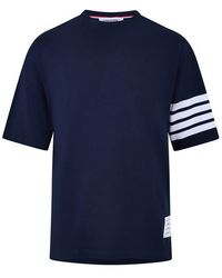 Thom Browne - Tb Jsy 4Bar Tee Sn63 - Lyst