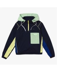 Lacoste - Colourblock Accents Pullover Windbreaker Jacket - Lyst