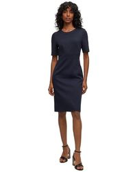 BOSS - Dirula Mini Dress - Lyst