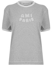 Ami Paris - Ami Ringr Tee Ld61 - Lyst