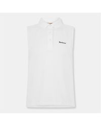 Barbour - Bowford Sleeveless Polo Shirt - Lyst
