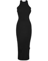 Off-White c/o Virgil Abloh - Off Off Ribbed Dress - Lyst