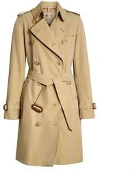 Burberry - Kensington Water-Resistant Cotton Mid-Length Trench Coat - Lyst