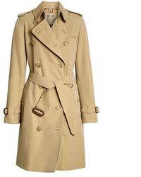 Burberry - Kensington Water-Resistant Cotton Mid-Length Trench Coat - Lyst