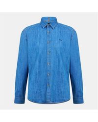 BOSS - Long Sleeve Denim Shirt - Lyst