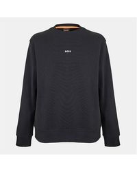 BOSS - Wesmallcrew Crew Sweatshirt - Lyst