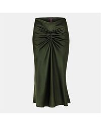 Victoria Beckham - Tailored Midi Skirt - Lyst