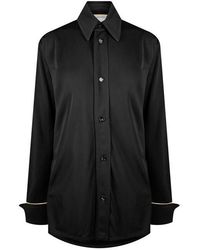 Bottega Veneta - Matt Fluid Viscose Jersey Shirt - Lyst